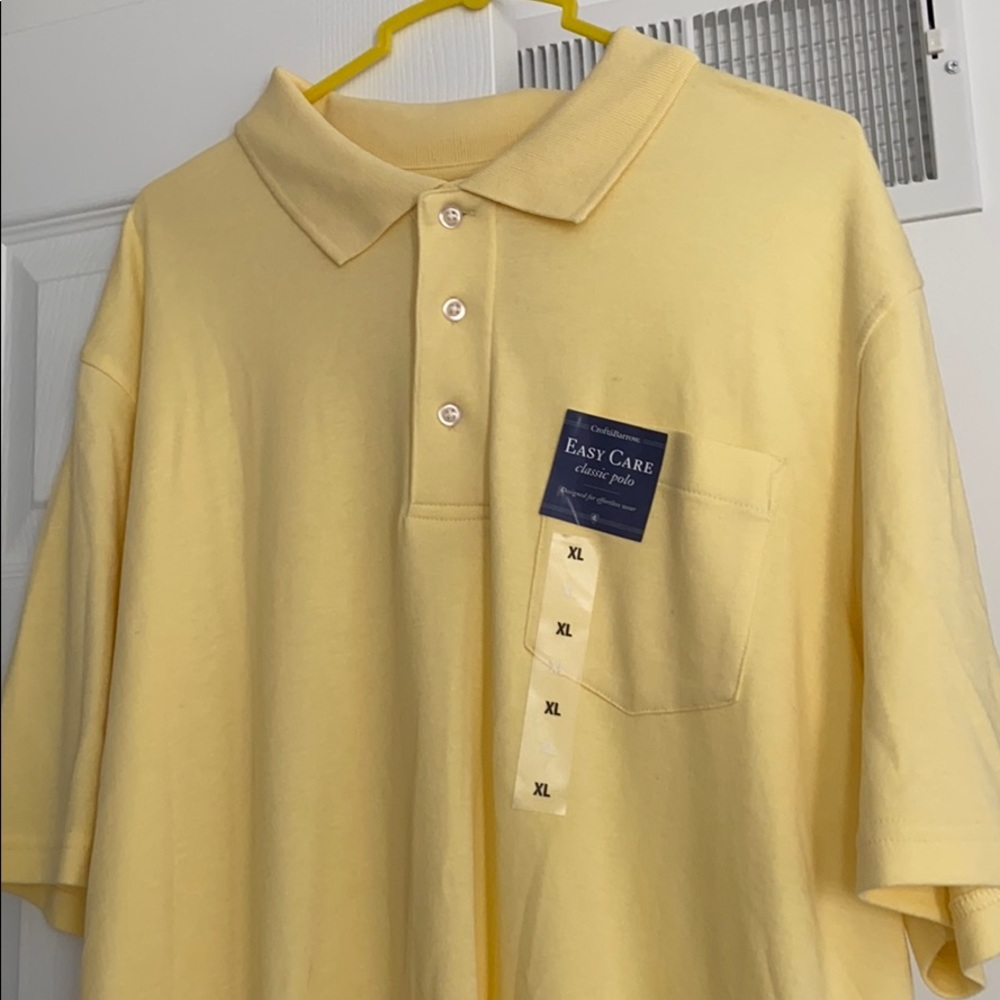 ⭐️NWT⭐️ Men’s Kohl’s Yellow Polo - XL